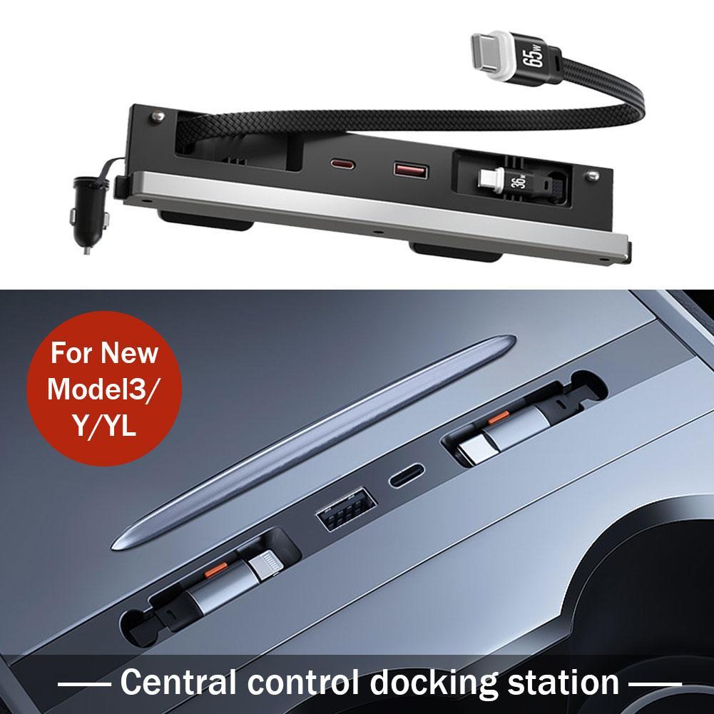 Docking Station Usb C - Tesla Model 3/Y/YL için Araba Merkezi