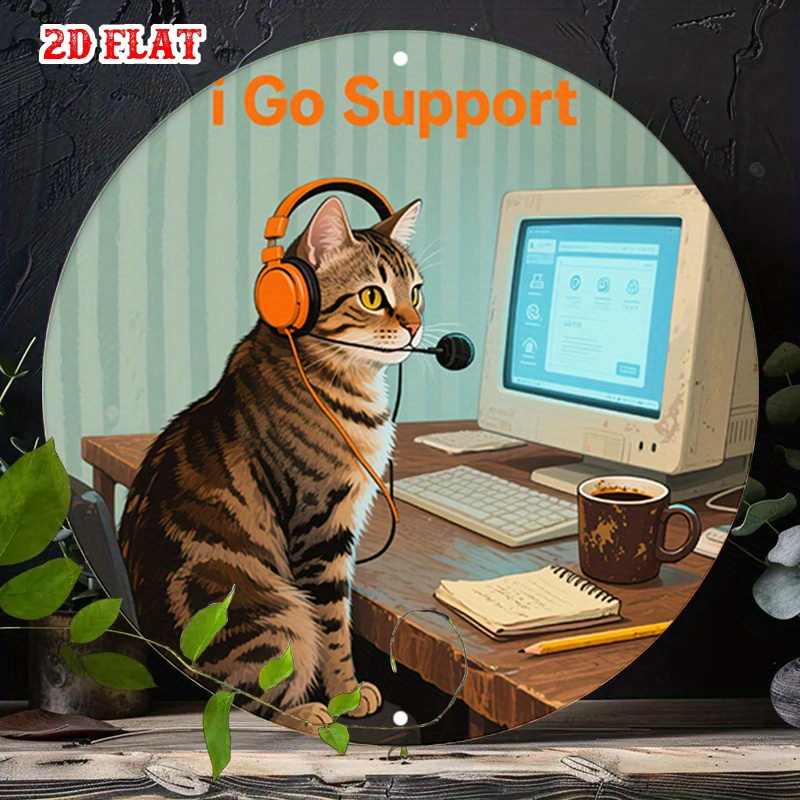 Office Of Tech - CIFBUY 2D Düz Komik Teknik Destek