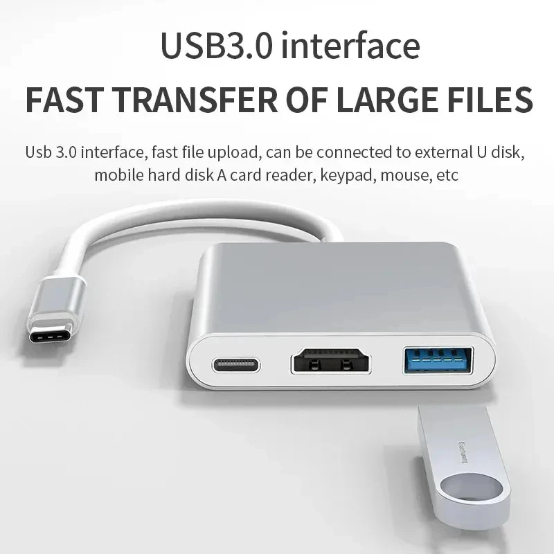 3 IN 1 USB PD HDMI Bağlantı İs - Docking Station Usb C incelemesi ve fiyatı