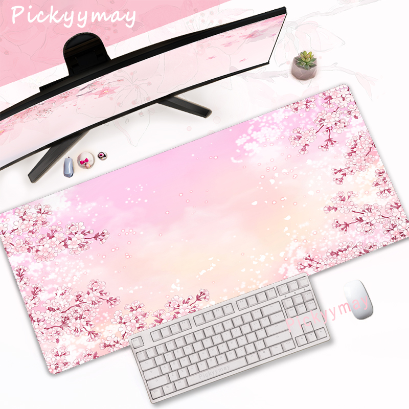Pembe Kiraz Çiçekleri Mousepad - Office Desk Tech Accessories incelemesi ve fiyatı