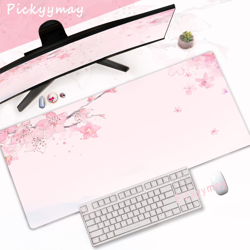 Pembe Kiraz Çiçekleri Mousepad - Office Desk Tech Accessories incelemesi ve fiyatı