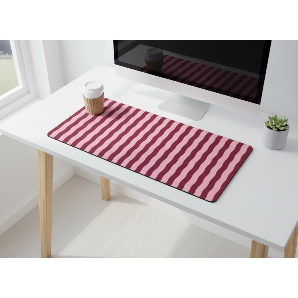 Pembe Bordo Dalgalı Çizgili Ma - Office Desk Tech Accessories incelemesi ve fiyatı