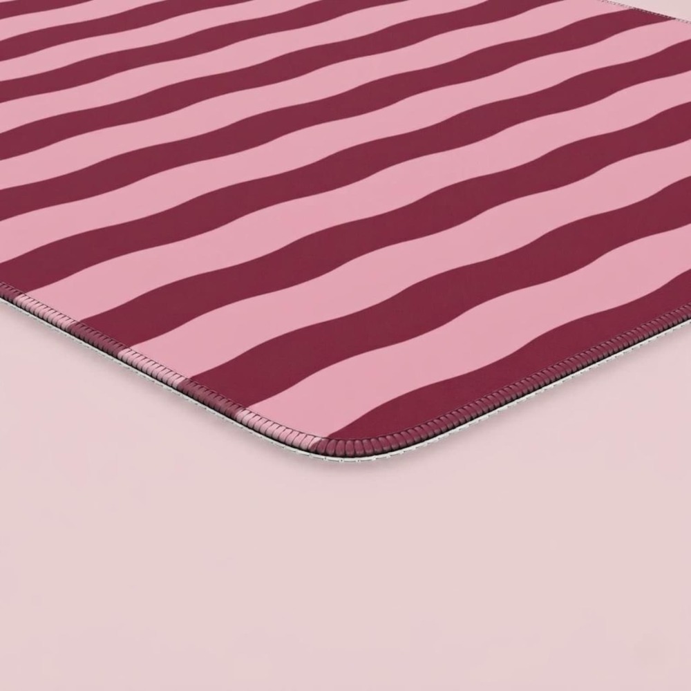 Pembe Bordo Dalgalı Çizgili Ma - Office Desk Tech Accessories incelemesi ve fiyatı
