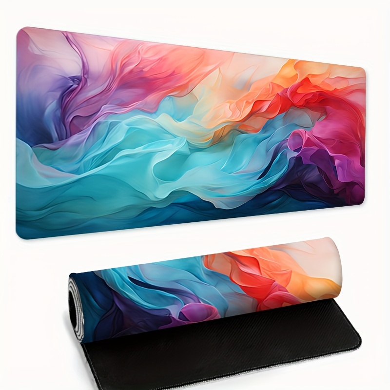 Büyük Soyut Renkli Mouse Pad T - Office Desk Tech Accessories incelemesi ve fiyatı