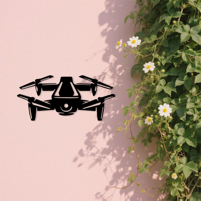 2D Düz Drone Silüeti Metal Duv - Office Of Tech incelemesi ve fiyatı