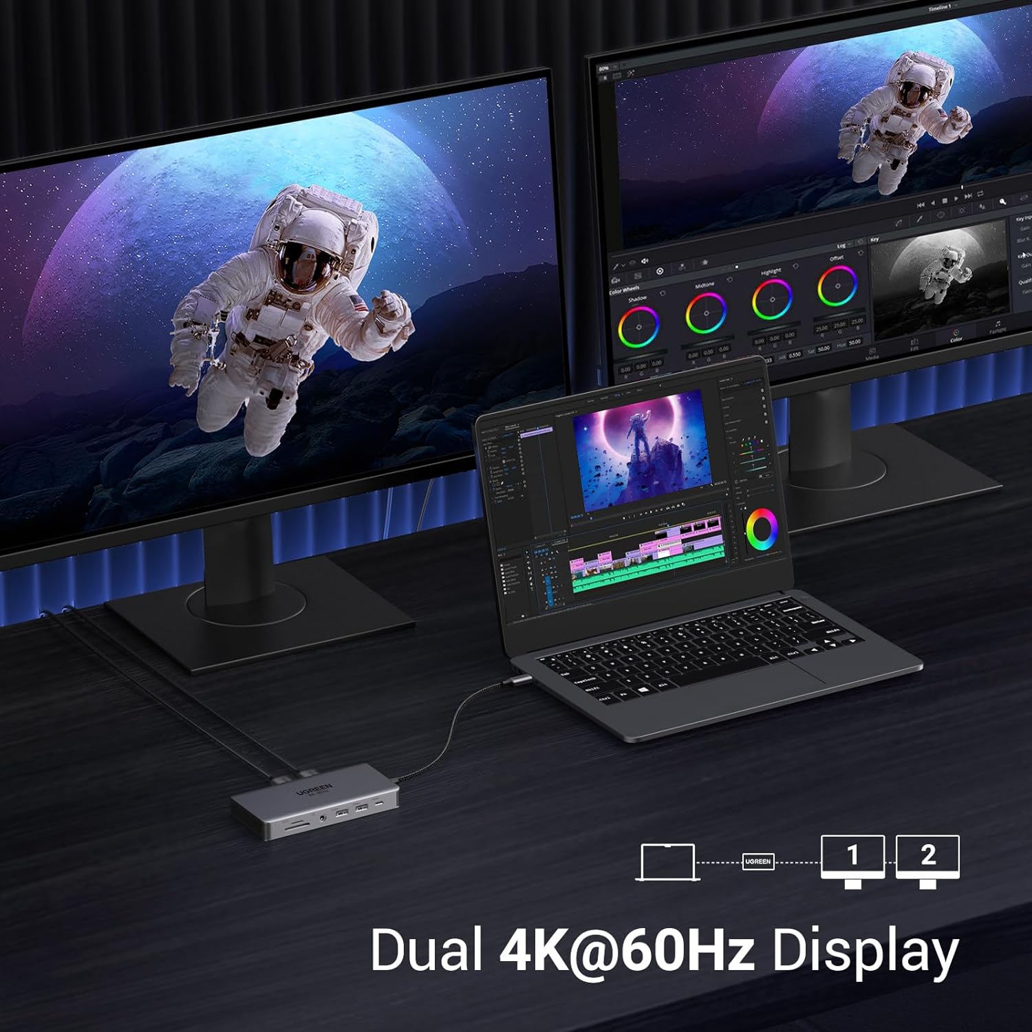 UGREEN Revodok Pro 211 Dizüstü - Docking Station Usb C incelemesi ve fiyatı